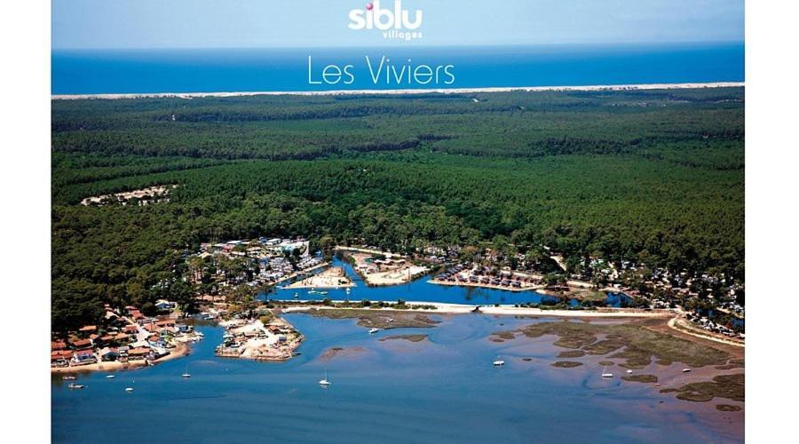 Mobilhome 6-8 Personnes Camping Les Viviers 4 Etoiles Cap Ferret Леж-Кап-Ферре Екстер'єр фото